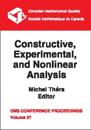 Constructive, Experimental and Nonlinear Analysis