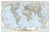 National Geographic Society 125th Anniversary World Map Tubed