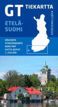 FINLAND SOUTHERN ETELSUOMI ROAD MAP