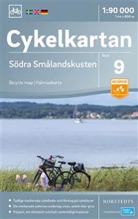 Cykelkartan Blad 9 Södra Smålandskusten : Skala 1:90.000