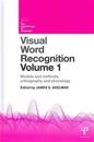 Visual Word Recognition Volumes 1 and 2