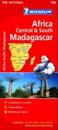Africa CentalSouth, Madagascar - Michelin National Map 746