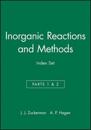 Inorganic Reactions and Methods, Cumulative Index