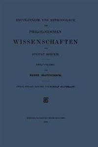 Encyklop die Und Methodologie Der Philologischen Wissenschaften