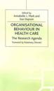 Organisational Behaviour in Health Care