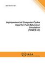 Improvement of computer codes used for fuel behaviour simulation (Fumex-III)