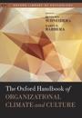 The Oxford Handbook of Organizational Climate and Culture