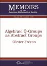 Algebraic Q-Groups as Abstract Groups