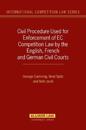 Civil Procedure Used for Enforcement of EC Competition Law by the English, French and German Civil Courts