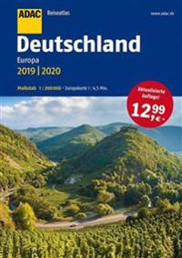 ADAC Reiseatlas Deutschland, Europa 2019/2020 1:200 000