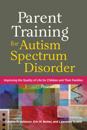 Parent Training for Autism Spectrum Disorder