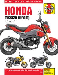 Honda MSX125 (Grom) 2013-18 Service and Repair Man