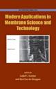 Modern Applications in Membrane Science and Technology