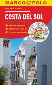 Costa Del Sol Marco Polo Holiday Map 2019 - pocket size, easy fold Costa del Sol map