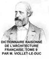 Dictionnaire Raisonne de l''Architecture Francaise, Tome 9