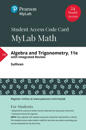 MyLab Math with Pearson eText Access Code for Algebra and Trigonometry