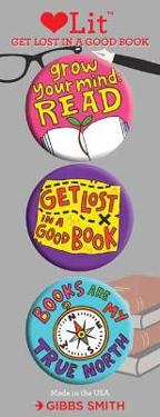 Get Lost in a Good Book 3 Badge Set