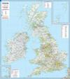 Great BritainIreland - Michelin rolledtubed wall map Paper