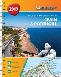 Spain & portugal 2019 - tourist and motoring atlas (a4-spirale) - tourist &