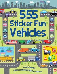 555 Sticker Fun Vehicles