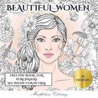 Mindfulness Colouring (Beautiful Women): An adult coloring (colouring) book with 35 coloring pages: Beautiful Women (Adult colouring (coloring) books)