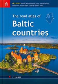 Baltic countries road atlas 1:200 000