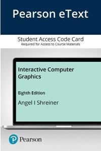 Pearson Etext Interactive Computer Graphics -- Access Card