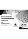 FIA Foundations in Audit (International) FAU INT