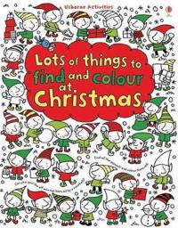 Lots of things to find and colour: at christmas
