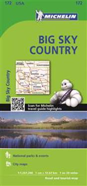 Michelin Big Sky Country Map