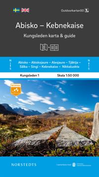 Abisko Kebnekaise Kungsleden 1 Karta och guide : Outdoorkartan skala 1:50 000