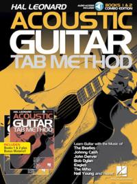 Hal Leonard Acoustic Guitar Tab Method - Combo Edition: Books 1 & 2 with Online Audio, Plus Bonus Material