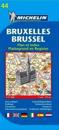 Bryssel Michelin 44 stadskarta : 1:17500