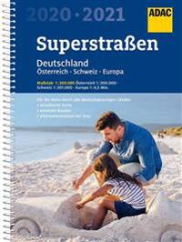 ADAC SuperStraßen Deutschland, Österreich, Schweiz & Europa 2020/2021 1:200 000