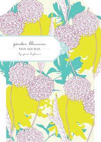 Garden Blossoms Fold and Mail Stationery