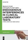 Endogenous Interferences in Clinical Laboratory Tests