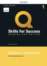 Q: Skills for Success: Level 1: Reading and Writing Teacher's Handbook with Teacher's Access Card