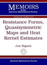 Resistance Forms, Quasisymmetric Maps and Heat Kernel Estimates