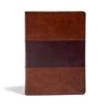 KJV Super Giant Print Reference Bible, Saddle Brown LeatherTouch