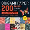 Origami Paper 200 sheets Japanese Washi Patterns 6.75 inch