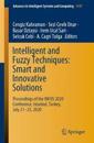 Intelligent and Fuzzy Techniques: Smart and Innovative Solutions