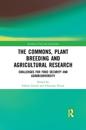 The Commons, Plant Breeding and Agricultural Research