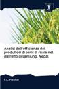 Analisi dell'efficienza dei produttori di semi di risaia nel distretto di Lamjung, Nepal