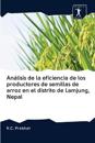 Análisis de la eficiencia de los productores de semillas de arroz en el distrito de Lamjung, Nepal