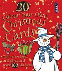 Colour Your Own Christmas Cards with Envelopes