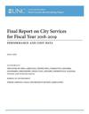 Final Report on City Services for Fiscal Year 2018-2019