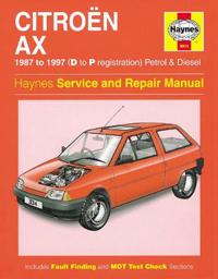 Citroen AX (1987-97) Service and Repair Manual