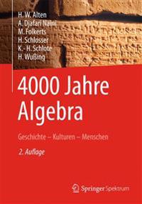4000 Jahre Algebra: Geschichte Kulturen Menschen