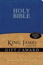 KJV, Gift and Award Bible, Imitation Leather, Blue, Red Letter Edition