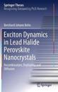 Exciton Dynamics in Lead Halide Perovskite Nanocrystals